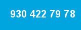 930 422 79 78 930 422 79 78